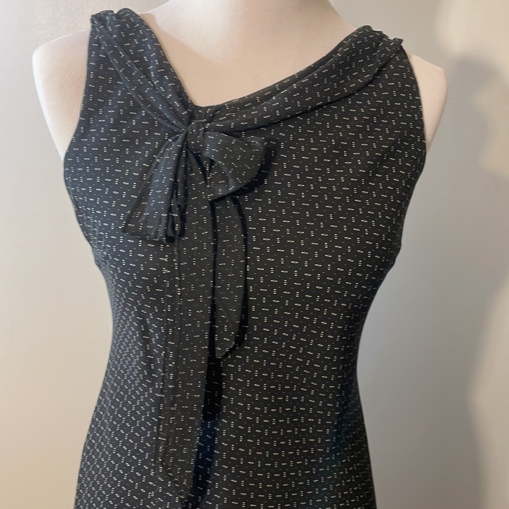 Anne Taylor-Loft Navy and White Slip Dress - Picture 2 of 7